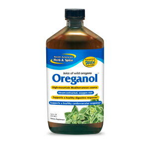 楽天GlomarketNORTH AMERICAN HERB & SPICE Oreganol P73 Juice - 12 fl oz, Pack of 2 - Wild Oregano Oil - Heart & Digestive Health - Kidney, Pancreas & Liver Support - Non-GMO - 346 Total Servings