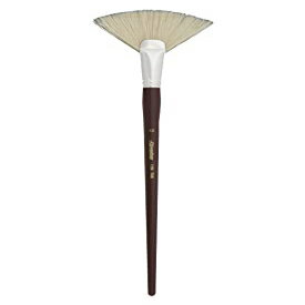 Silver Brush Limited 1104, Silverstone Fan Brush, Oil tbrush, Size 12, Long Handle