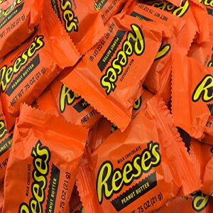REESE 039 S ピーナッツバターカップ ミルクチョコレート スナックサイズ (2ポンドパック) REESE 039 S Peanut Butter Cups, Milk Chocolate, Snack Size (Pack of 2 Pounds)
