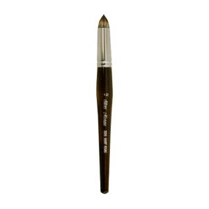 Silver Brush Limited 2629S Monza Round Art Brush, Oil, Acrylic, and Watercolor Brush, Short Handle, Size 12