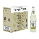 Fever-Tree さわやかライトジンジャービール、人工甘味料、香料、保存料不使用、16.9 オンス 500 ml (8 個パック) Fever-Tree Refreshingly Light Ginger Beer, No Artificial Sweeteners, Flavourings or Preservatives, 16.9 Ounce 500 ml (Pa