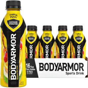 BODYARMOR X|[chN X|[cAgsJp`ARRibcEH[^[⋋Ar^~܂ޓVRt[o[AJELxȓdAAX[gɍœKA16 tʃIX (12 pbN) BODYARMOR Sports Drink Sports Beverage, Tropical Punc