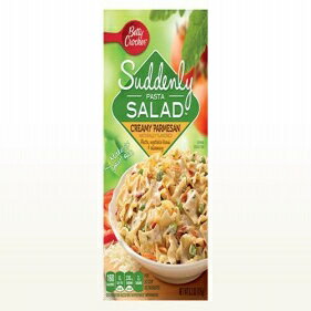 Betty Crocker、サドントゥリーサラダ、パスタクリーミーパルメザンチーズ、6.2オンスボックス（4個パック） Betty Crocker, Suddenly Salad, Pasta Creamy Parmesan, 6.2oz Box (Pack of 4)