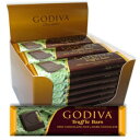 ゴディバ トリュフチョコレート ゴディバ ダークトリュフ ミント チョコレートチップバー 1.4オンス (8パック) Godiva Dark Truffle Mint Chocolate Chip Bar 1.4oz (8-pack)