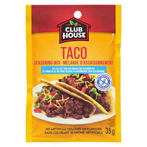 *** We ship internationally, so do not use a package forwarding service. We cannot ship to a package forwarding company address because of the Japanese customs regulation. If it is shipped and customs office does not let the package go, we do not make a refund. ■ 名称 Club House 25% Less Salt, Gluten-Free, Taco Seasoning Mix, 35g/1.2oz., Imported from Canada) ■ 内容量 商品名に記載 ■ 原材料 別途ラベルに記載(英文) ■ 賞味期限 別途ラベルに記載(月/日/年順番) ■ 保存方法 高温多湿の場所を避けて保存してください。 ■ 発送元 アメリカ ■ 原産国名 商品表面に記載 ■ 輸入者 UNI International Inc. 100 Galway pl Teaneck NJ USA+1 2016033663 ■ 広告文責 UNI International Inc. 100 Galway pl Teaneck NJ USA NJ USA+1 2016033663 【注意事項】 *** 特に注意してください。 *** ・個人ではない法人・団体名義での購入はできません。この場合税関で滅却されてもお客様負担になりますので御了承願います。 ・お名前にカタカナが入っている場合法人である可能性が高いため当店システムから自動保留します。カタカナで記載が必要な場合はカタカナ変わりローマ字で記載してください。 ・お名前またはご住所が法人・団体名義（XX株式会社等）、商店名などを含めている場合、または電話番号が個人のものではない場合、税関から法人名義でみなされますのでご注意ください。 ・転送サービス会社への発送もできません。この場合税関で滅却されてもお客様負担になりますので御了承願います。 *** ・注文後品切れや価格変動でキャンセルされる場合がございますので予めご了承願います。 ・当店でご購入された商品は、原則として、「個人輸入」としての取り扱いになり、すべてニュージャージからお客様のもとへ直送されます。 ・ご注文後、30営業日以内(通常2~3週間)に配送手続きをいたします。配送作業完了後、2週間程度でのお届けとなります。 ・まれに商品入荷状況や国際情勢、運送、通関事情により、お届けが2ヶ月までかかる場合がありますのでお急ぎの場合は注文をお控えください。 ・個人輸入される商品は、すべてご注文者自身の「個人使用・個人消費」が前提となりますので、ご注文された商品を第三者へ譲渡・転売することは法律で禁止されております。 ・関税・消費税が課税される場合があります。詳細はこちらをご確認下さい。 ・食品の場合、パッケージのアップデートが頻繁であり、商品写真と実際のパッケージが異なる場合があります。パッケージ外観の違いの理由では、返品・交換が不可能ですので、予めご了承ください。 ・アメリカの場合、Best By日付はExpiry Date（賞味期限）とは異なり、Best By日付以降も安全に摂取ができます。 ・電気製品購入時の注意点：1)アメリカと日本の電圧差で電力消費が高い加熱機器類は変圧器が必要な場合があります。変圧器の購入は別途費用が掛かります。日本の電圧がもう低いのでそのまま使用しても発熱の危険はありませんが加熱に時間がもう少しかかる可能性があります。2)受領後30日以内の初期不良は返金または交換で対応します。その後の修理は原則的に対応が出来かねますが保証期間以内なら海外メーカーへの交渉は代行致します。（送料などの実費は別途請求）3)本商品はアメリカ内需用です。日本でのワランティーなどはできない可能性があります。また、他の日本製品と互換ができない恐れがあります。 ・当店では、ご注文から30分以上過ぎた場合、原則的にお客様都合によるキャンセルは承っておりません。PC販売説明文