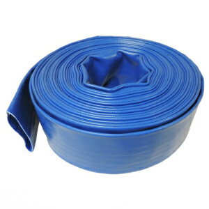 Maxx Flex (4" Dia. x 50 ft) - HydroMaxx 6 Bar Heavy Duty Reinforced PVC Lay Flat Discharge and Backwash Hose