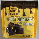 トレーダージョーズのダークチョコレートで覆われたハニーグラハムとシーソルト Trader Joe's Dark Chocolate covered Honey Grahams w..