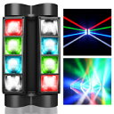 BETOPPER Stage Light, Moving Head DJ Light for Parties, RGBW 8x3W Spider LED Light, Sound Activated & DMX-512 Control for Party, Pub, Club, Wedding Event, Carnival Festival, Disco Stage Lighting