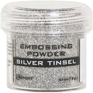 レンジャー シルバー ティンセル エンボス パウダー Ranger Silver Tinsel Embossing Powder