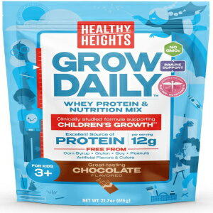 Glomarket㤨Healthy Height Grow Daily 3 Protein Powder (Chocolate - Developed by Pediatricians - High in Protein Nutritional Shake - Contains Key Vitamins & MineralsפβǤʤ8,687ߤˤʤޤ