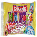 チャーム (1) バッグ ミニポップ ロリポップ キャンディ - 楽しいフレーバーの詰め合わせ - ピーナッツ グルテンフリー 1 袋あたり 35 個 6.3 オンス Charms (1) Bag Mini Pops Lollipop Candy - Assorted Fun Flavors - Peanut G