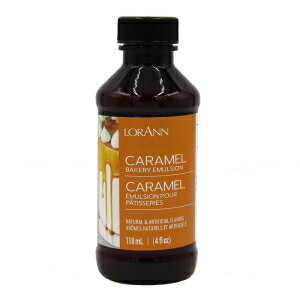 Lorann Oils Caramel Bakery Emulsion: Rich Caramel, Perfect for Boosting Sweet Caramel Notes in Cakes, Cookies & Desserts, Gluten-Free, Keto-Friendly, Caramel Extract Substitute Essential