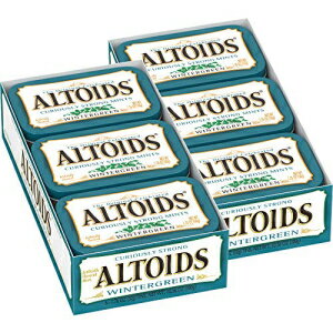 ALTOIDS クラシック ウィンターグリーン ブレス ミント、1.76 オンス - 6 カウント (2 個パック) ALTOIDS Classic Wintergreen Breath Mints, 1.76 Ounce - 6 Count (Pack of 2)