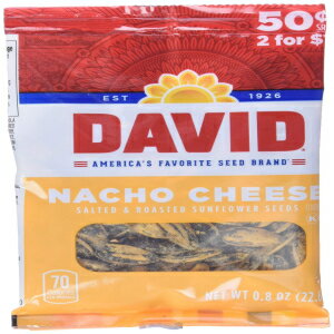 *** We ship internationally, so do not use a package forwarding service. We cannot ship to a package forwarding company address because of the Japanese customs regulation. If it is shipped and customs office does not let the package go, we do not make a refund. ■ 名称 David Seed Sunflower Seeds, Nacho Cheese, 0.8 Ounce, 36 count ■ 内容量 商品名に記載 ■ 原材料 別途ラベルに記載(英文) ■ 賞味期限 別途ラベルに記載(月/日/年順番) ■ 保存方法 高温多湿の場所を避けて保存してください。 ■ 発送元 アメリカ ■ 原産国名 商品表面に記載 ■ 輸入者 UNI International Inc. 100 Galway pl Teaneck NJ USA+1 2016033663 ■ 広告文責 UNI International Inc. 100 Galway pl Teaneck NJ USA NJ USA+1 2016033663 【注意事項】 *** 特に注意してください。 *** ・個人ではない法人・団体名義での購入はできません。この場合税関で滅却されてもお客様負担になりますので御了承願います。 ・お名前にカタカナが入っている場合法人である可能性が高いため当店システムから自動保留します。カタカナで記載が必要な場合はカタカナ変わりローマ字で記載してください。 ・お名前またはご住所が法人・団体名義（XX株式会社等）、商店名などを含めている場合、または電話番号が個人のものではない場合、税関から法人名義でみなされますのでご注意ください。 ・転送サービス会社への発送もできません。この場合税関で滅却されてもお客様負担になりますので御了承願います。 *** ・注文後品切れや価格変動でキャンセルされる場合がございますので予めご了承願います。 ・当店でご購入された商品は、原則として、「個人輸入」としての取り扱いになり、すべてニュージャージからお客様のもとへ直送されます。 ・ご注文後、30営業日以内(通常2~3週間)に配送手続きをいたします。配送作業完了後、2週間程度でのお届けとなります。 ・まれに商品入荷状況や国際情勢、運送、通関事情により、お届けが2ヶ月までかかる場合がありますのでお急ぎの場合は注文をお控えください。 ・個人輸入される商品は、すべてご注文者自身の「個人使用・個人消費」が前提となりますので、ご注文された商品を第三者へ譲渡・転売することは法律で禁止されております。 ・関税・消費税が課税される場合があります。詳細はこちらをご確認下さい。 ・食品の場合、パッケージのアップデートが頻繁であり、商品写真と実際のパッケージが異なる場合があります。パッケージ外観の違いの理由では、返品・交換が不可能ですので、予めご了承ください。 ・アメリカの場合、Best By日付はExpiry Date（賞味期限）とは異なり、Best By日付以降も安全に摂取ができます。 ・電気製品購入時の注意点：1)アメリカと日本の電圧差で電力消費が高い加熱機器類は変圧器が必要な場合があります。変圧器の購入は別途費用が掛かります。日本の電圧がもう低いのでそのまま使用しても発熱の危険はありませんが加熱に時間がもう少しかかる可能性があります。2)受領後30日以内の初期不良は返金または交換で対応します。その後の修理は原則的に対応が出来かねますが保証期間以内なら海外メーカーへの交渉は代行致します。（送料などの実費は別途請求）3)本商品はアメリカ内需用です。日本でのワランティーなどはできない可能性があります。また、他の日本製品と互換ができない恐れがあります。 ・当店では、ご注文から30分以上過ぎた場合、原則的にお客様都合によるキャンセルは承っておりません。PC販売説明文