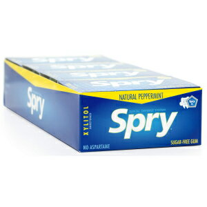 Spry Fresh VRLVg[`[CK ȖhVXe AXpe[t[ VK[t[K (yp[~gA10 JEguX^[J[h - 20 pbN) Spry Fresh Natural Xylitol Chewing Gum Dental Defense System Aspartame-Free