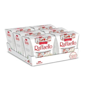 Ferrero Raffaello, 15 Count, 6 Pack, Premium Gourmet White Almond, Cream and Coconut, Candy for Gifting, Great Easter Gift, 5.3 oz