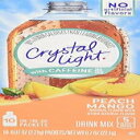 10 Count (Pack of 4), Peach Mango, Crystal Light On The Go Peach Mango with Caffeine, 10-Packet Boxes (Pack of 4)
