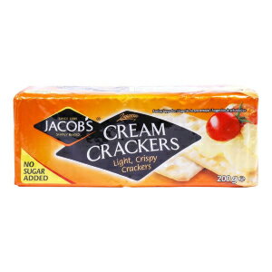 楽天GlomarketJacob's Cream Cracker No Added Sugar 200G （Pack of 24）