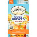 gCjO s[` oACXeB[obO 20 (6pbN) Twinings Peach Cold Brewed Iced Tea Bags, 20 Count (Pack of 6)