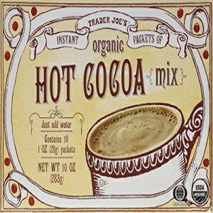 トレーダージョーズ オーガニック ホットココア ミックス 10 オンス インスタント パケット (2 箱) Trader Joe's Organic Hot Cocoa Mix 10 oz Instant Packets (2 Boxes)