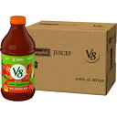 V8 低ナトリウムスパイシーホット 100 野菜ジュース トマトジュースとスパイス入り野菜ブレンドジュース 46 FL OZ ボトル (6 個パック) V8 Low Sodium Spicy Hot 100 Vegetable Juice, Vegetable Blend Juice with Tomato Juice and Spices