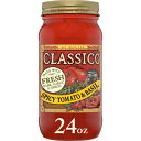 クラシコ スパイシートマト バジルスパゲッティパスタソース(24オンス瓶) Classico Spicy Tomato Basil Spaghetti Pasta Sauce (24 oz Jar)