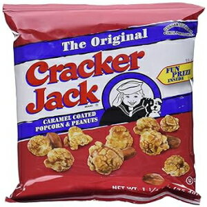 クラッカー ジャック キャラメル コーティング ポップコーン ピーナッツ 1.25 オンス 袋（7袋） Cracker Jack Caramel Coated Popcorn Peanuts 1.25 Oz. Bags (7 Bags)