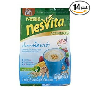 シリアル ネスビタ インスタントシリアル 低糖ファイバー (14袋×26g) Nesvita Instant Cereal Lower Sugar Fiber (14 Sachets X 26 G.)