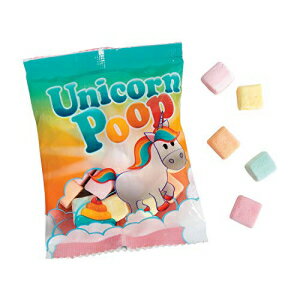 ユニコーン うんち マシュマロ キャンディ ファン パック - 57 パック Unicorn Poop Marshmallow Candy Fun Packs - 57 Packs