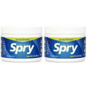 Spry Fresh VRLVg[`[CK ȖhVXe AXpe[t[ VK[t[K (yp[~gA100 JEg - 2 pbN) Spry Fresh Natural Xylitol Chewing Gum Dental Defense System Aspartame-Free Sugar Free Gu