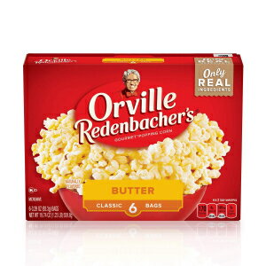 Orville Redenbacher’s Butter Flavored Microwave Popcorn, Gluten Free, 19.74 Ounce (Pack of 6)