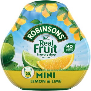 ロビンソンズ スカッシュド レモン＆ライム 砂糖無添加 66ml (2個パック) Robinsons Squash'd Lemon & ..