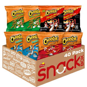 Cheetos Cheese Flavored Snacks, Variety Pack, (Pack of 40) 1