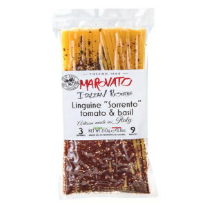 Tiberino's Real Italian Meals - Linguine Sorrento Tomato & Basil, 100% Natural, No Straining Required, 8.8oz, Imported from Italy, Vegan-Friendly. Perfect for Quick & Easy Gourmet Pasta