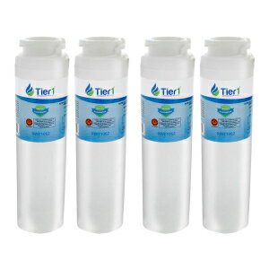 Tier1 MSWF Refrigerator Water Filter 4-pk | Replacement for GE MSWF SmartWater 101820A, 101821B, MSWFDS, WF282, EFF-6022A, SGF-G23, AP3997949, Fridge Filter