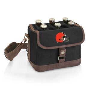 PICNIC TIME Cleveland Browns Beer Caddy Cooler Tote with Opener