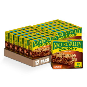 Nature Valley Crunchy Granola Bars, Peanut Butter Dark Chocolate, 12 Bars, 8.94 OZ (Pack of 12)