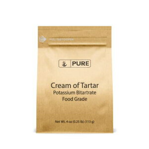 Pure Original Ingredients Cream of Tartar (4 oz) Pure & Natural, Baking & Cleaning, DIY Bath Bombs & More, Eco-Friendly Pack,