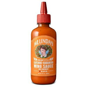 12 Fl Oz (Pack of 1), Melinda's Creamy Style Wing Sauce