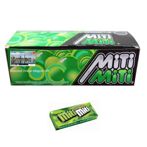ガム Chicles Miti Miti Menta 伝統的なチリのチューインガム ミント 42 個 x 各 11 グラム。合計 462 Grm (1 ポンド) Chicles Miti Miti Menta Traditional Chilean Chewing Gum Mint 42 Pieces X 11 Grms Each. Total 462 Grms (1 lb)
