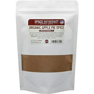 Spice Enthusiast オーガニック アップルパイ スパイス - 4 オンス Spice Enthusiast Organic Apple Pie Spice - 4 oz