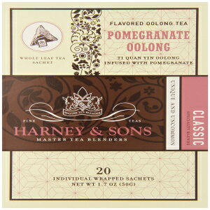 ハーニーアンドサンズ ザクロウーロン茶 20本 Harney and Sons Pomegranate Oolong Tea, 20 Count