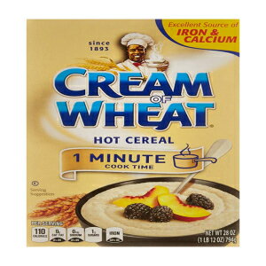 シリアル クリーム・オブ・ウィート オリジナルストーブトップホットシリアル、調理時間1分、28オンス Cream of Wheat Original Stove Top Hot Cereal, 1 Minute Cook Time, 28 Ounce