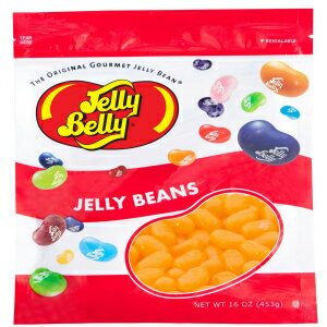 Jelly Belly マスクメロン ジェリービーンズ - 1 ポンド (16 オンス) 再封可能なバッグ - 本物、公式、供給元から直接 Jelly Belly Cantaloupe Jelly Beans - 1 Pound (16 Ounces) Resealable Bag - Genuine, Official, Straight from th