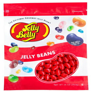 Jelly Belly レッドアップル ジェリービーンズ - 1 ポンド (16 オンス) 再密封可能なバッグ - 本物、公式、産地直送 Jelly Belly Red Apple Jelly Beans - 1 Pound (16 Ounces) Resealable Bag - Genuine, Official, Straight from the