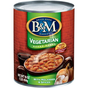 B&M ベイクドビーンズ、ベジタリアン、16 オンス (12 個パック) B&M Baked Beans, Vegetarian, 16 Ounce (Pack of 12)