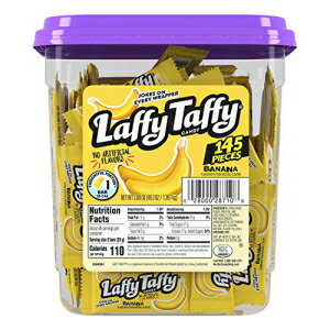 Laffy Taffy Candy, Banana Flavor, Individually Wrapped Candy (145 Pieces)