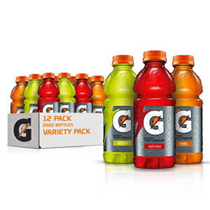 Q[^[h T[Xg NG`[ X|[chNAoGeBpbNA20IX{gA12pbNA⋋pd Gatorade Thirst Quencher Sports Drink, Variety Pack, 20oz Bottles, 12 Pack, Electrolytes for Rehydration