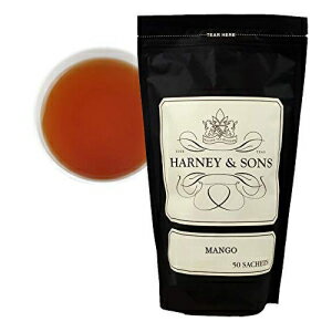 Harney & Sons Black Tea sachets, Mango 50 Count