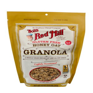 Bob's Red Mill グルテンフリー ハニー オーツ グラノーラ、12 オンス Bob's Red Mill Gluten Free Honey Oat Granola, 12 Oz